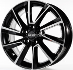 Carwel Иманта 1604 Rapid/Kamiq/Scala 6x16 5x100 ET38 d57.1 ABT (черный + проточки)