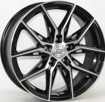 RST R247 7x17 5x108 ET40 d54.1 BFP (черный+ проточки)
